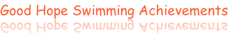 Good Hope Swimming Achievements